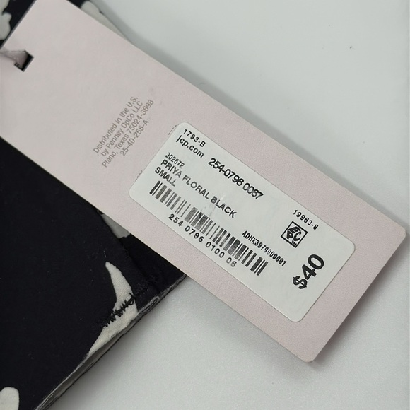 NWT Ambrielle Priya Floral V-Neck Lounge Bra – Black, Size S - Picture 5 of 10